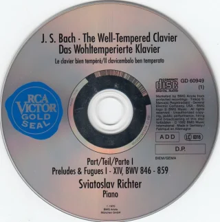 Bach -The well Tempered Clavier - Afbeelding 4