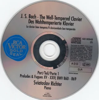Bach -The well Tempered Clavier - Afbeelding 5