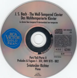 Bach -The well Tempered Clavier - Afbeelding 6
